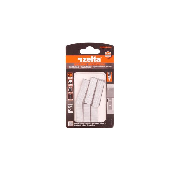 Blister de grampa industrial 6mm Zelta  [UM 1u | 12u | 144u]