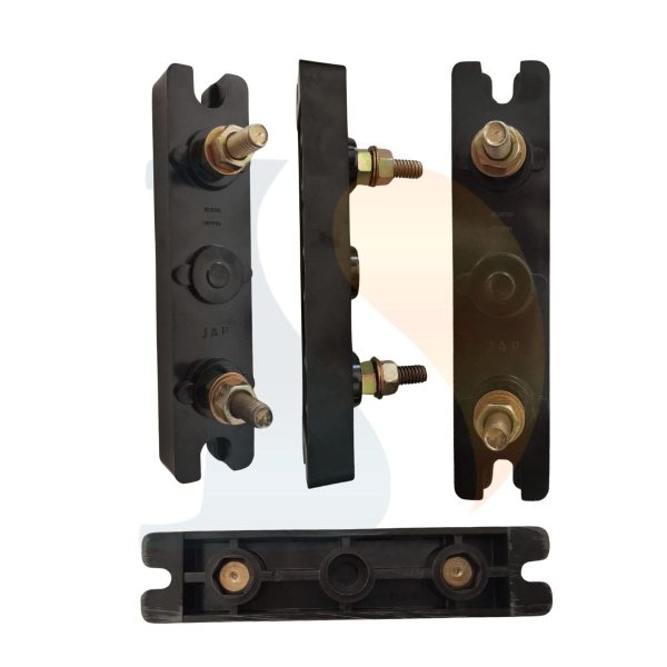 Bornera de baquelita bipolar 60A  [UM 1u | 20u]