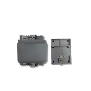 Transformador riel din c/caja-bornera 220/24v 12va  [UM 1u]