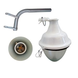 Luminaria de calle e27 vidrio  [UM 1u  ]