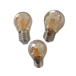 Lampara led vintage 2w ambar dynora  [UM 1u  ]