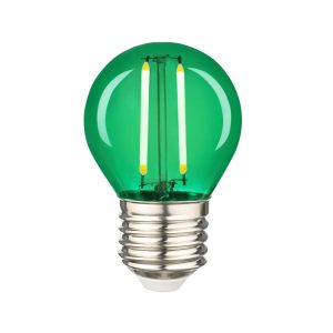 Lampara gota vintage 2.5w verde  [UM 1u  ]