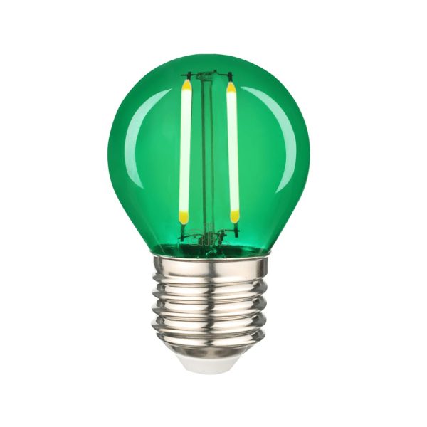 Lampara gota vintage 2.5w verde  [UM 1u  ]