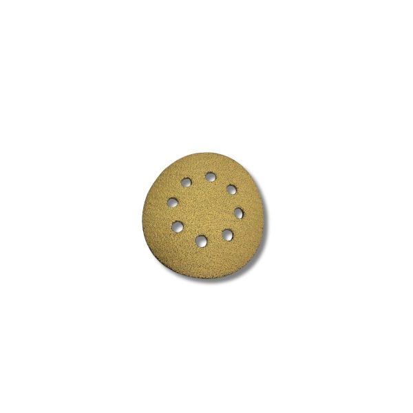 Disco abrasivo de lijado G120 8 agujeros 125mm-5″  [UM 10u | 100u]