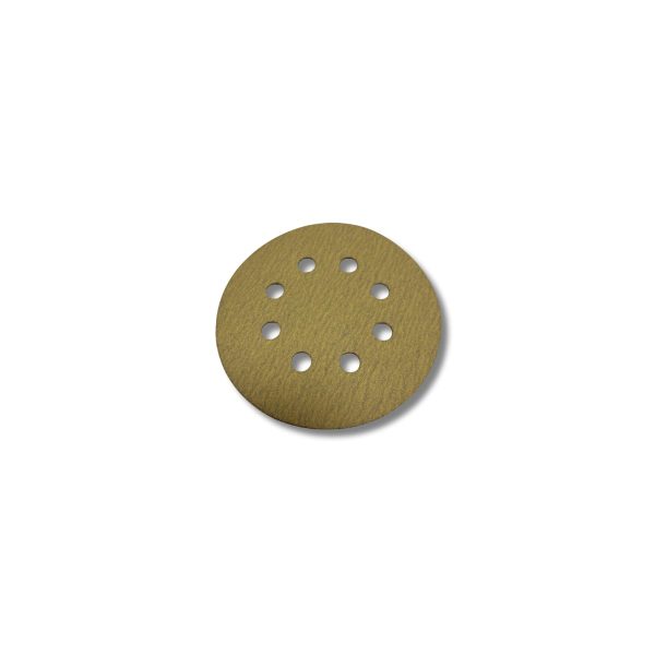Disco abrasivo de lijado G60 8 agujeros 125mm-5″  [UM 10u | 100u]