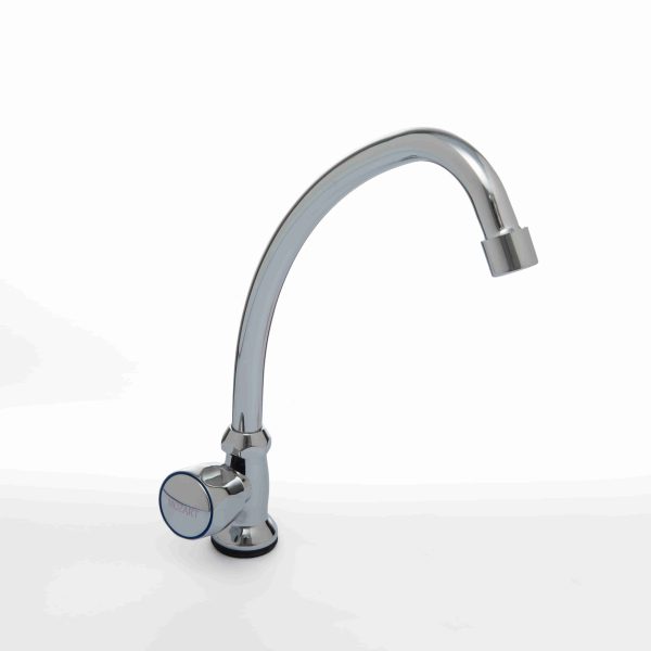 Canilla 1 agua mesada pico J metal cabezal bronce  [UM 1u | 48u]