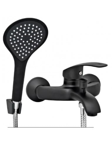 Monocomando Vitra ducha con transferencia negra  [UM 1u | 12u]