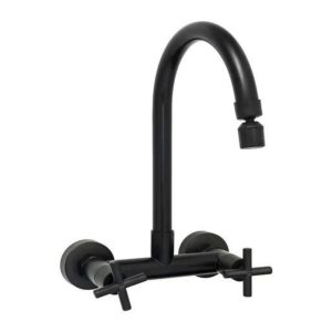 Mezcladora Texas pared volante cruz c/difusor movil negra  [UM 1u | 12u]