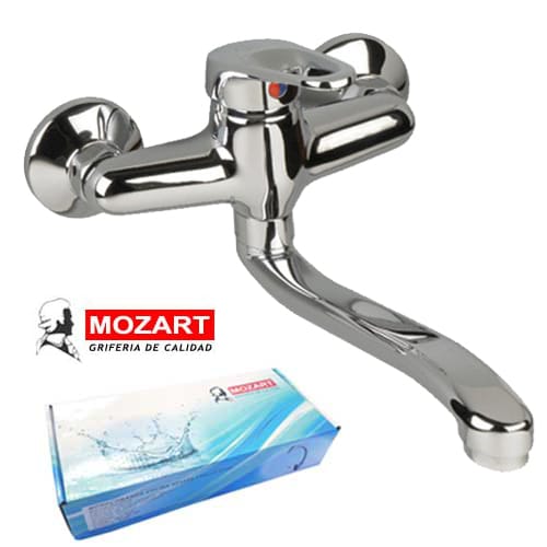 Monocomando Madrid pared pico cocina bajo caño 25cm  [UM 1u | 20u]