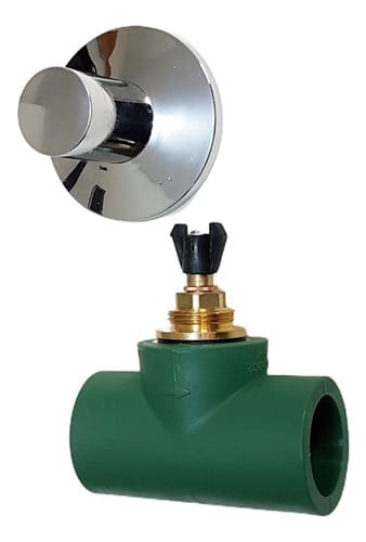 Llave de paso fusion bronce 20mm c/campanilla  [UM 1u | 50u]