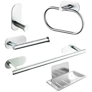 Set baño 5 piezas London cromado  [UM 1u | 10u]