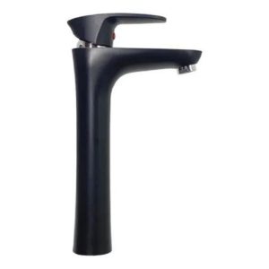 Lavatorio Doha abs pico alto 280mm recto negra  [UM 1u | 20u]