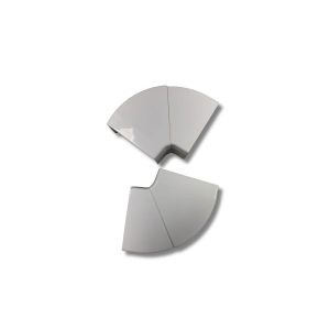 Curva plana para cable canal 100x50mm  [UM 4u]