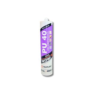 Sellador poliuretano Telplast gris  [UM 1u | 12u]