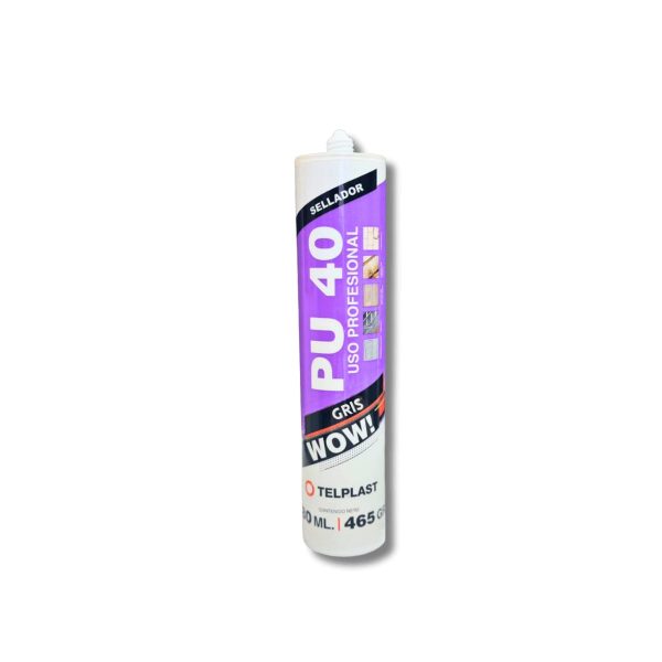 Sellador poliuretano Telplast gris  [UM 1u | 12u]
