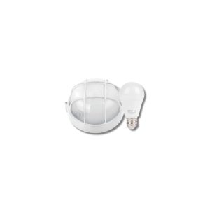 Tortuga redonda c/lampara 13w Sica blanca  [UM 1u | 5u | 40u]