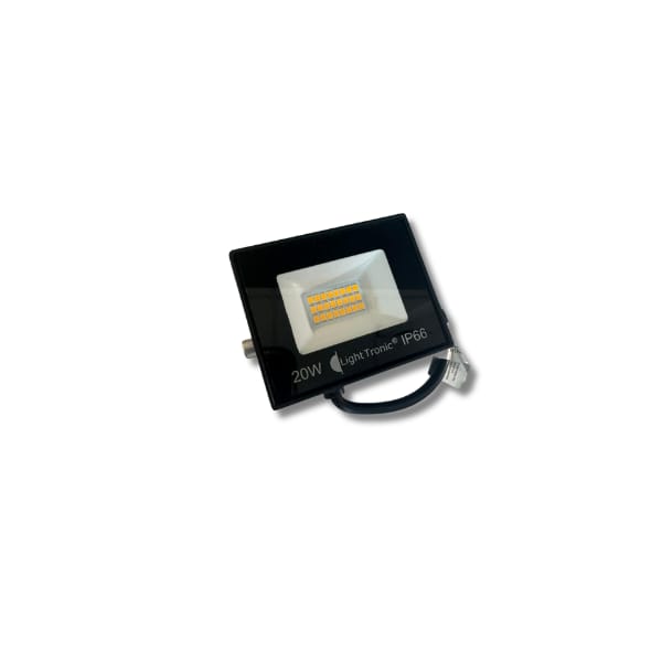 Proyector led 20w Light Tronic calido 3000k  [UM 1u | 60u]