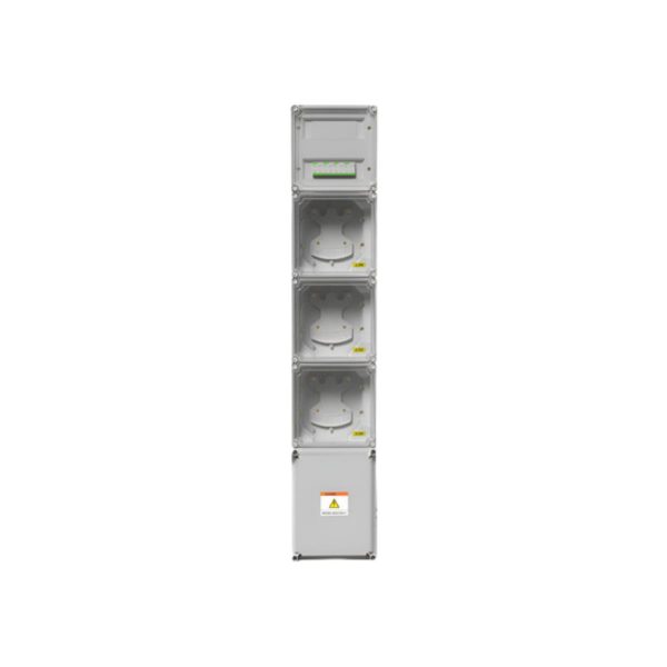 Gabinete vivienda modular 1 col monofasico c/tm Genrod  [UM 1u]