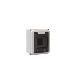 Caja p/pilar 4 bocas IP65 c/tapa transparente  [UM 1u | 24u]