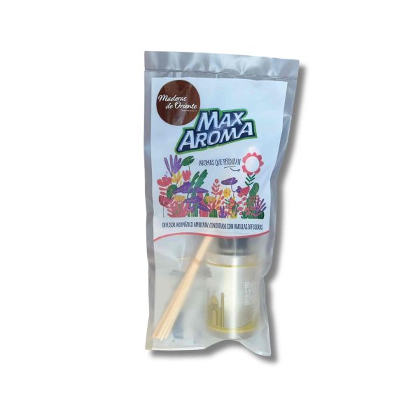 Difusores con varilla Max Aroma madera de oriente  [UM 1u | 12u]