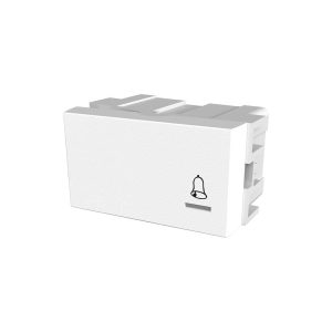 Modulo pulsador Platinum blanco  [UM 1u | 50u]