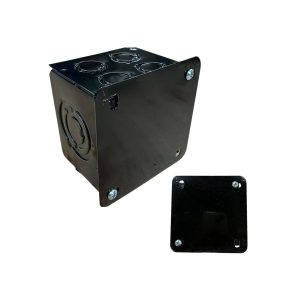 Caja de pase chapa 10x10x8  [UM 1u | 20u | 250u]
