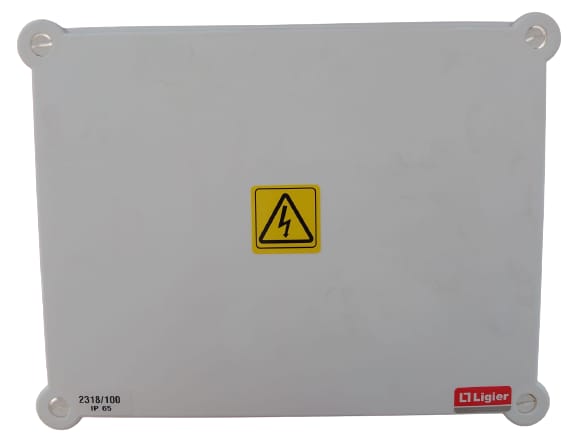 Caja estanco pvc ip65 ext tor 1/4 vta 230x180x100  [UM 1u | 10u]