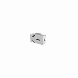 Modulo Toma 20A platinum blanco Jeluz  [UM 1u | 50u]