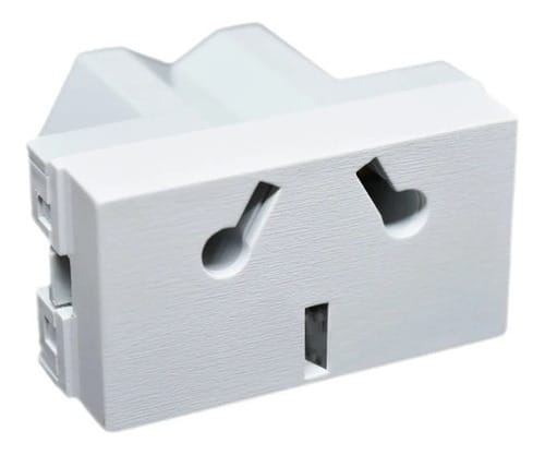 Modulo toma Platinum binorma blanco  [UM 1u | 50u]