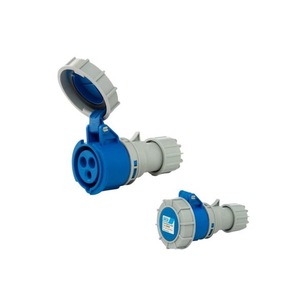 Toma industrial acople 2p + t 16a ip67  [UM 1u | 5u | 90u]