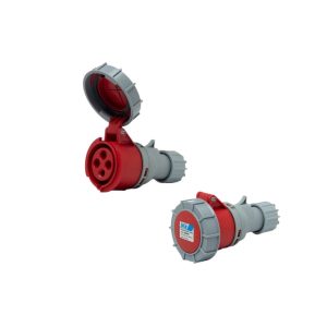 Toma industrial acople 3p + t 16a ip67  [UM 1u | 5u | 90u]