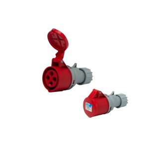 Toma industrial acople 3p + t 32a  [UM 1u | 5u | 40u]