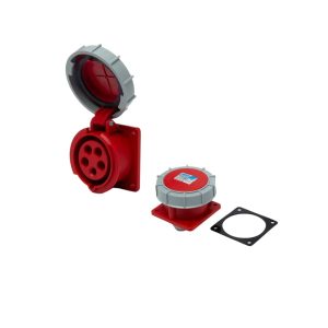 Toma industrial embutir 3p + t + n 16a ip67  [UM 1u | 5u | 60u]