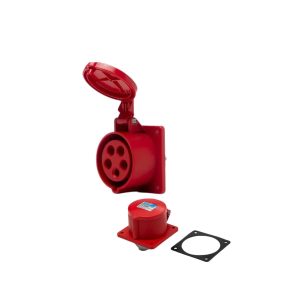 Toma industrial embutir 3p + t + n 32a  [UM 1u | 5u | 80u]