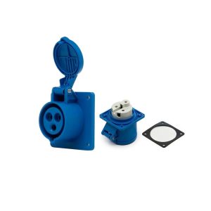 Toma industrial embutir 2p + t 32a  [UM 1u | 5u | 60u]