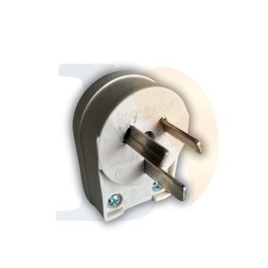 Ficha macho 90º c/tierra 10A Richi marrfil  [UM 1u | 200u]
