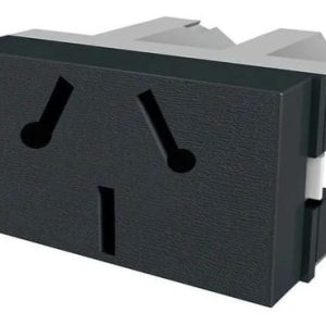 Modulo toma Platinum binorma negro  [UM 1u | 50u]