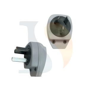 Ficha macho eco c/neutro salida 90º  [UM 1u | 100u]