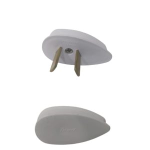 Ficha macho p/velador p/chata blanco  [UM 1u | 100]