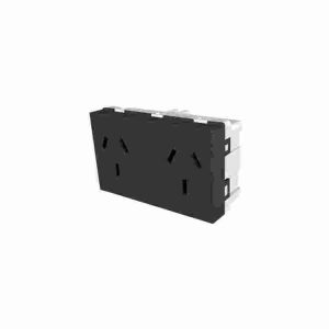 Modulo toma doble Platinum apaisado nn-liquidacion  [UM 1u | 30u]