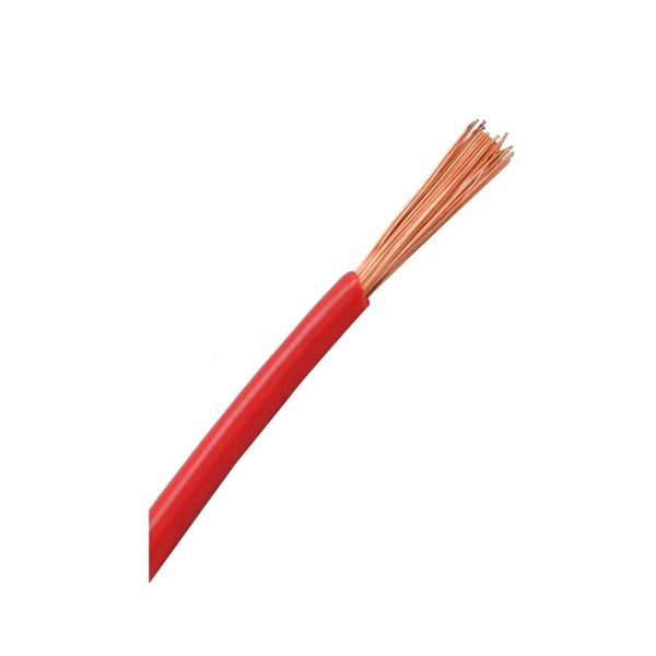 Cable unipolar 1mm rojo Nasello  [UM 1u ]