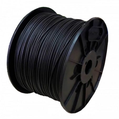Cable unipolar 2.5mm negro bobx500mts Nasello  [UM 1u ]