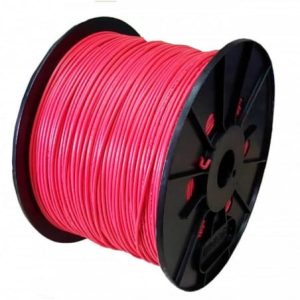 Cable unipolar 2.5mm rojo bobx500mts Nasello  [UM 1u ]