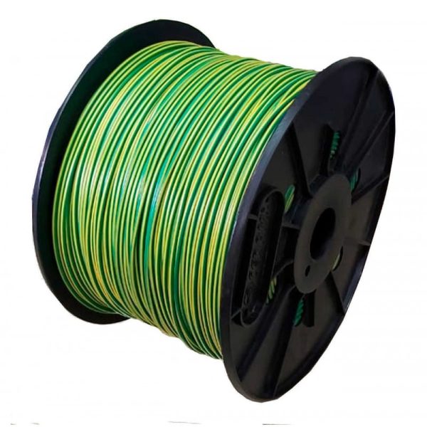 Cable unipolar 2.5mm verde bobx500mts Nasello  [UM 1u ]
