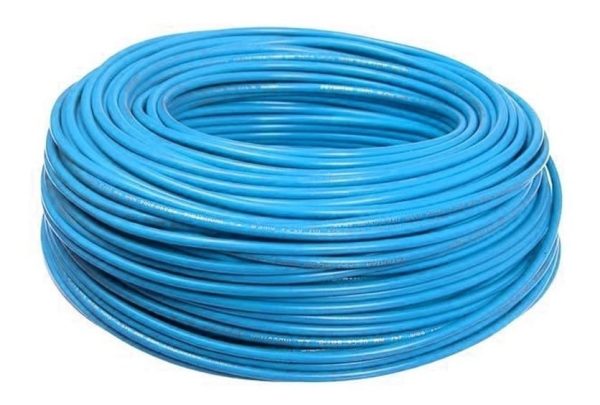 Cable economico unipolar 4mm celeste  [UM 1u ]