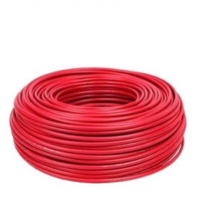 Cable economico unipolar 4mm rojo  [UM 1u ]