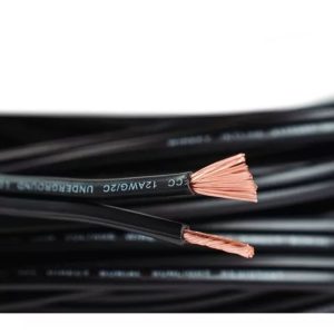 Cable economico paralelo 2x1mm negro  [UM 1u ]