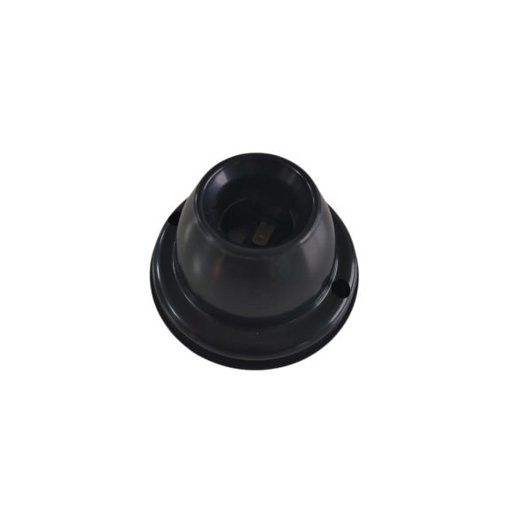 Portalamparas receptaculo recto 1 pieza negro  [UM 1u | 96u]