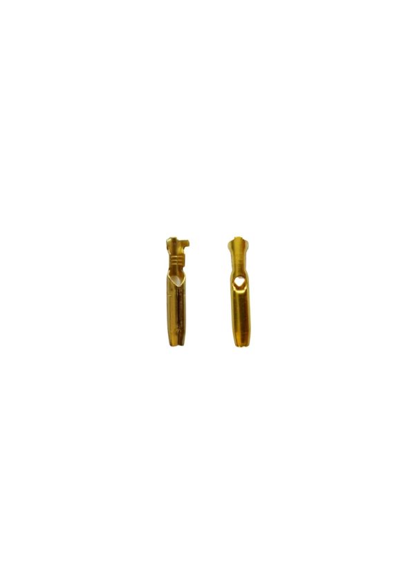 Terminal tubo macho 4mm x100u  [UM 1u ]
